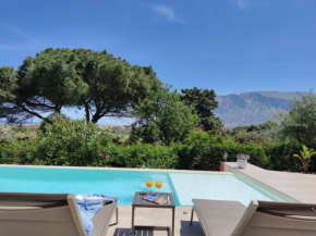 Private Heated Pool & Whirlpool - Beach Side - Calarossa Bay Pool Villa 49 Terrasini
